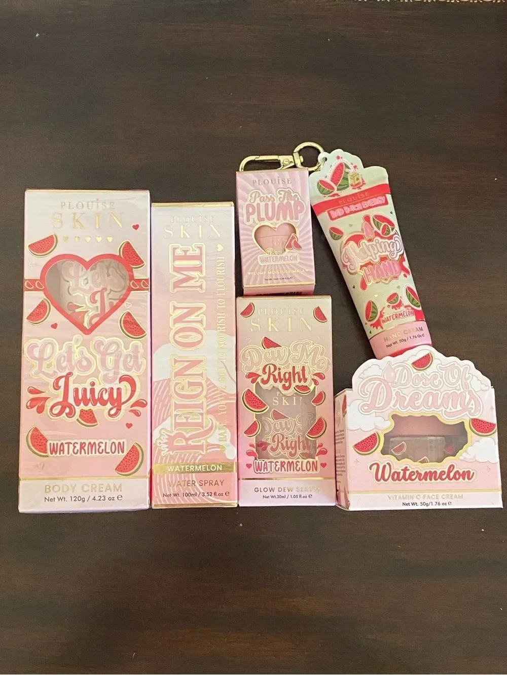 P.Louise Talk Juicy To Me Watermelon Skincare Gift Set 6 Full Size Products NIB